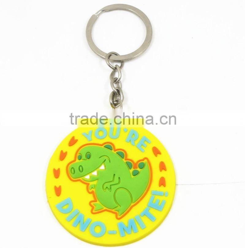Yiwu Manre bulk PVC/ rubber custom silicone keychain custom shape keychain