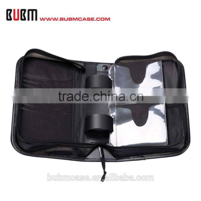 BUBM 100 Capacity PU Leather Cover CD Case CD Box DVD Case CD Storage Bag CD-ROM Holder Car Disc Bag