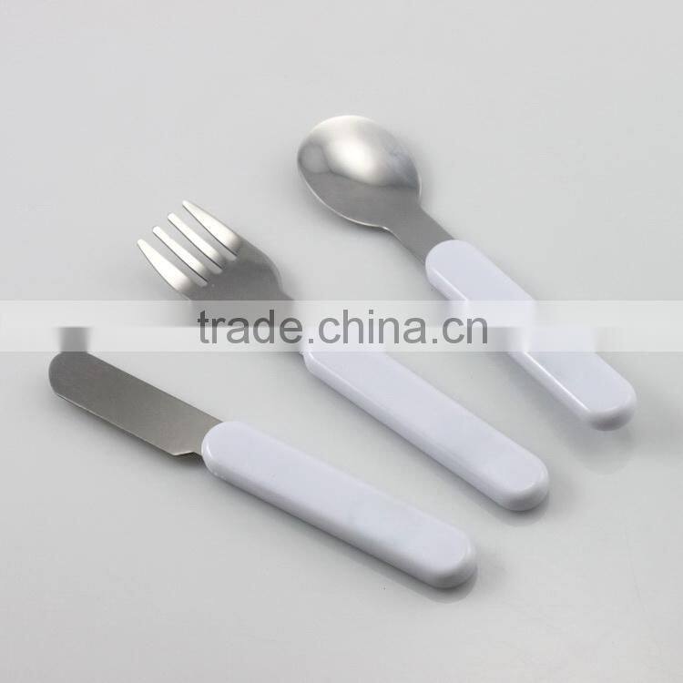 stainless kid cutlery set with pp box