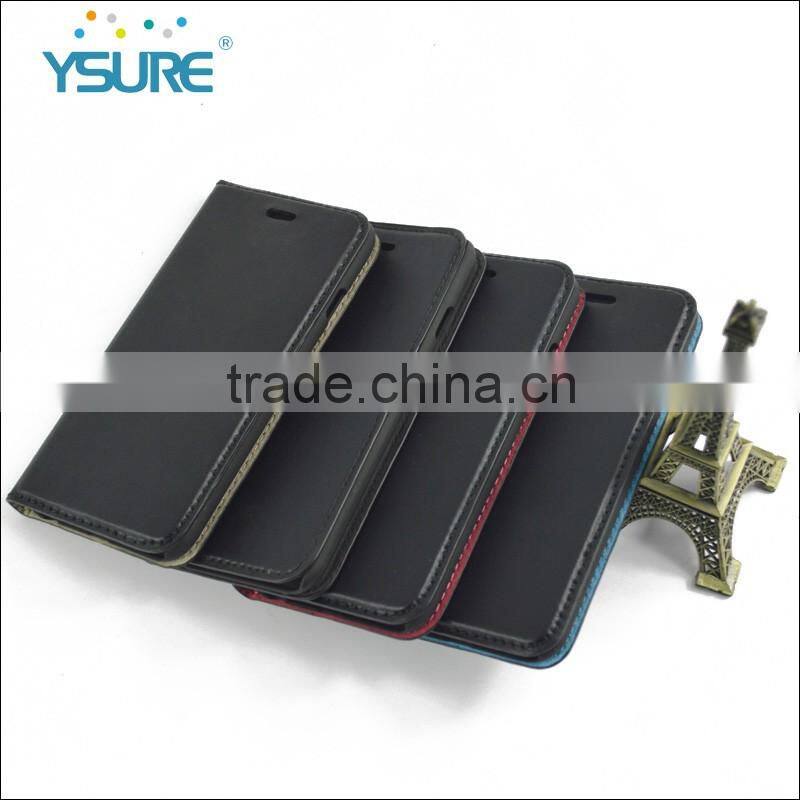 2016 Hot Sales Simple Style Real Leather Cases for iphone6 Suitable for Business Man with Card Slot