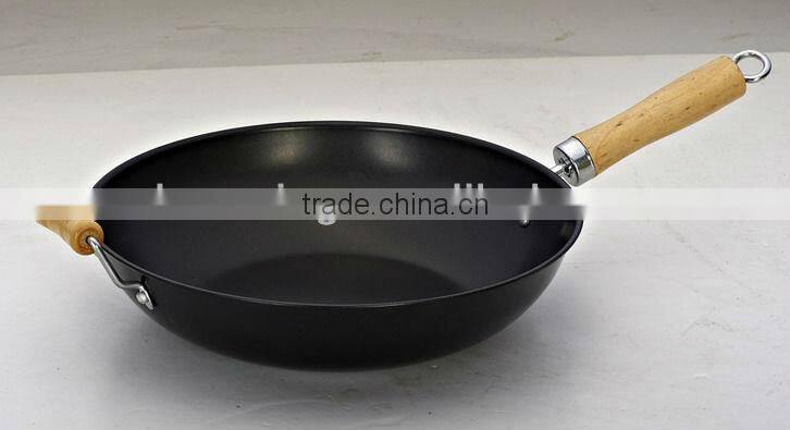 corbon steel non stick cookware chinese wok