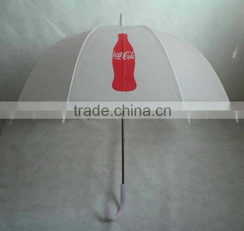 EVA/ PVC/ POE transparent advertising umbrella