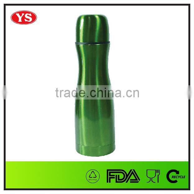 500ml double wall vacuum stainless steel flask with coating