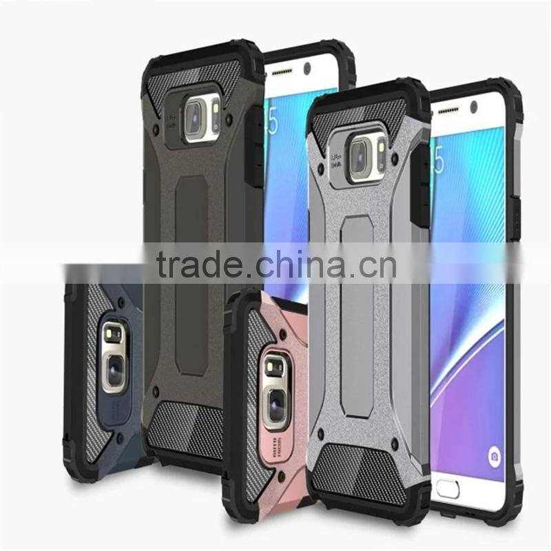 Hybrid Armor Style Dual Layer Rugged TPU+PC Case cover for Samsung note 5, for Samsung Note 5 Combo Case