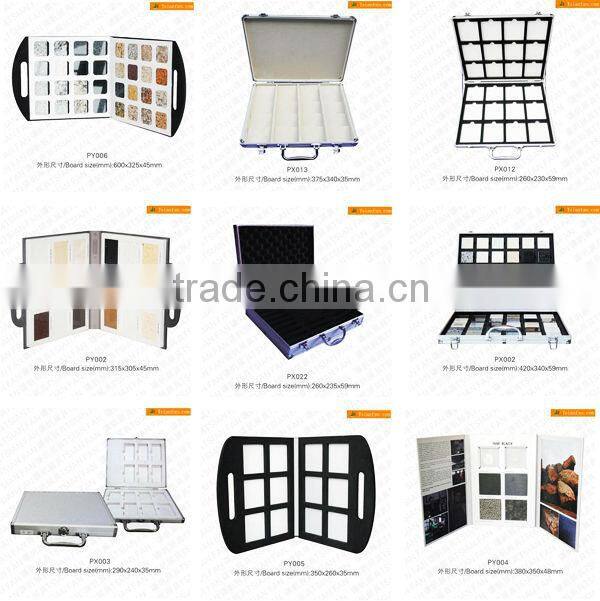 stoneSamples Display Suitcase/aluminum sample case/samples display suitcase-PX001