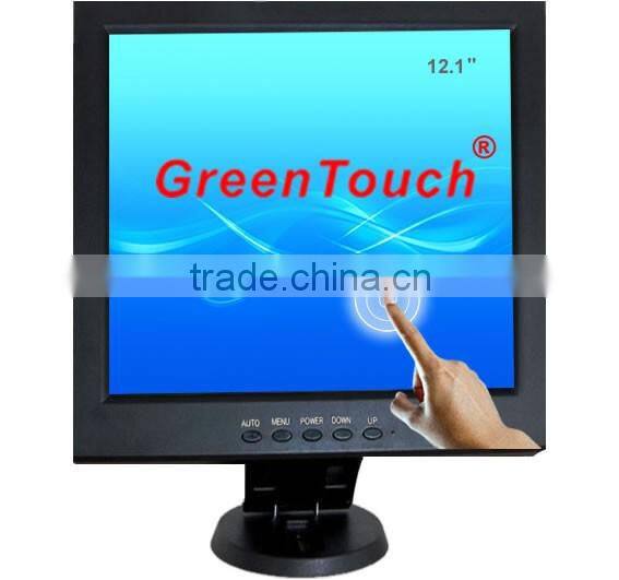 High quality industrial 12.1 inch desktop touch screen monitor