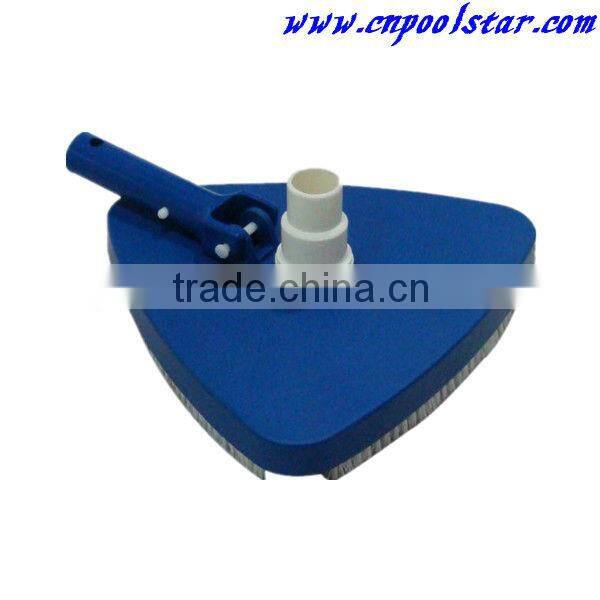 Plastic Triangular Liner Vacuum Head Swivel Cuff and Brushes, Swimming Pool Cleaning Brush Swivel Head P1003