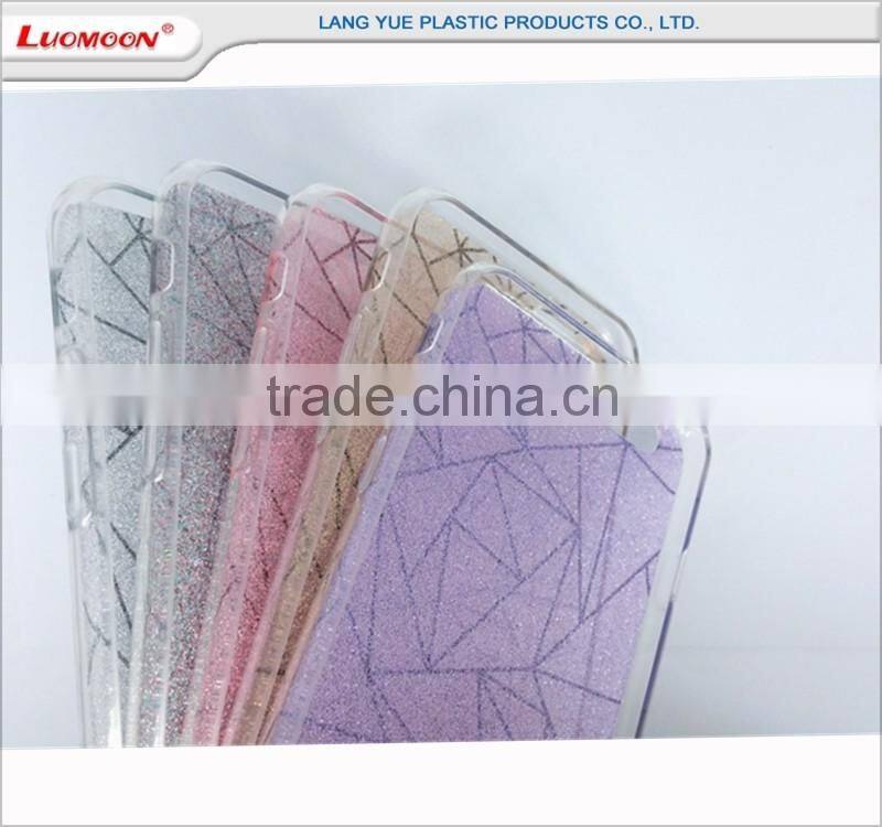 glitter mobile phone case cover for xiaomi redmi 3 4 5 s pro