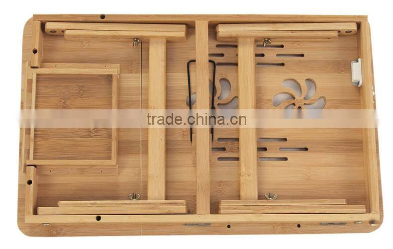 BH004 Foldable Bamboo Desk for Computer | Bamboo Reading Desk | Bamboo Computer Desk