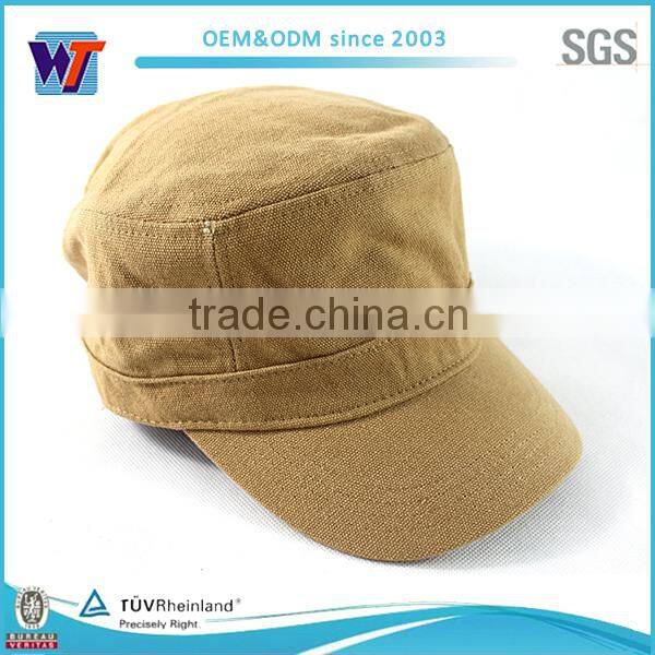 Wholesale army Custom Blank flat-top hat and Military Cap and Hat