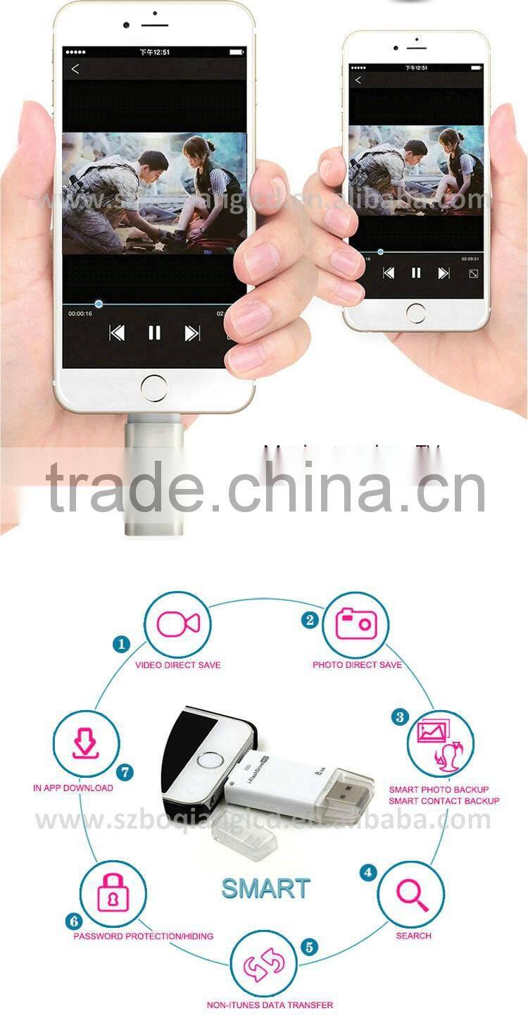 3 in 1 Muti-functions i-Flash Drive U Disk OTG for iPhone Android PC 8GB/16GB/32GB/64GB/128GB