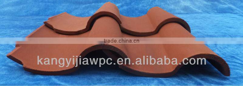 wood plastic composite roof tiles