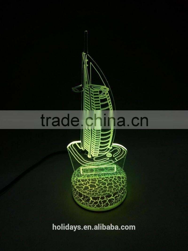 JM-3D07 yiwu jiumei seven color 3d led night light baby