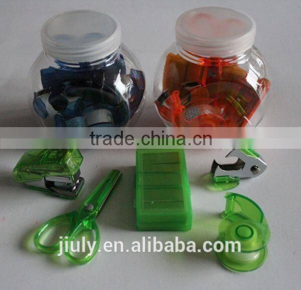 scissor tape and stapler set heart shape stationery set for kids