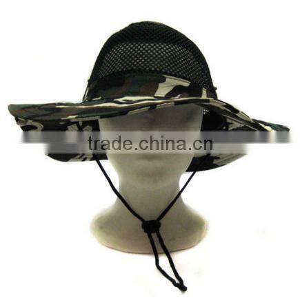 Aussie australia fishman hunting men women camo mesh bucket hat fishing sun roll up brim safari mesh vented bucket hat