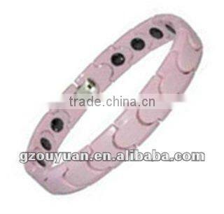 Amazing design cute style pink ceramic bracelet