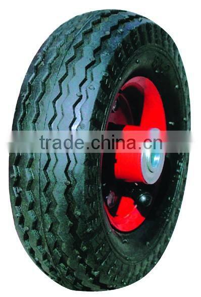 small pneumatic rubber wheel