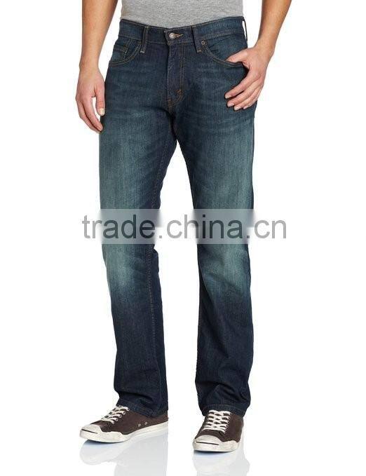 Wholesale Men's Top branded classic 100% cotton straight jeans pants