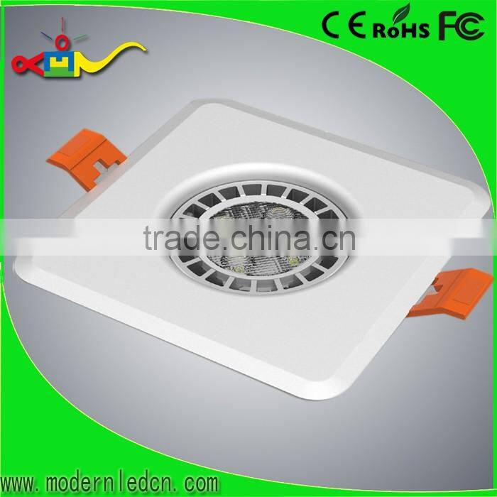 high class 3 inch 7w silver ceiling light 2x2 led drop ceiling light panels