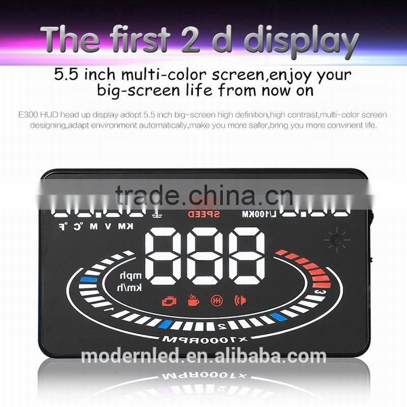 2016 New A8 OBD hud tpms Heads Up Display HUD