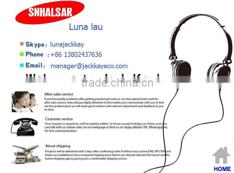 SNHALSAR mobile phone accessories, metal earphones with microphone, In-ear Headset