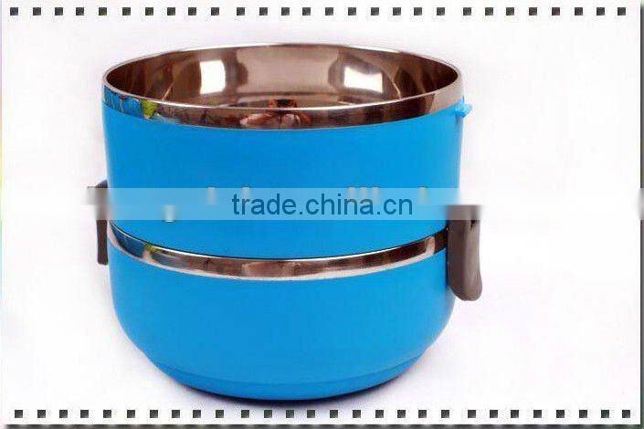 2012 Brand New Stainless Steel Food Container,1.4/2.1/2.8L