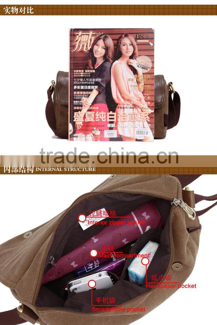 Vintage Leather Messenger Bag For Woman Best Messenger Bags For Teenagers Canvas Messenger Bag Lady Sling Bag Canvas