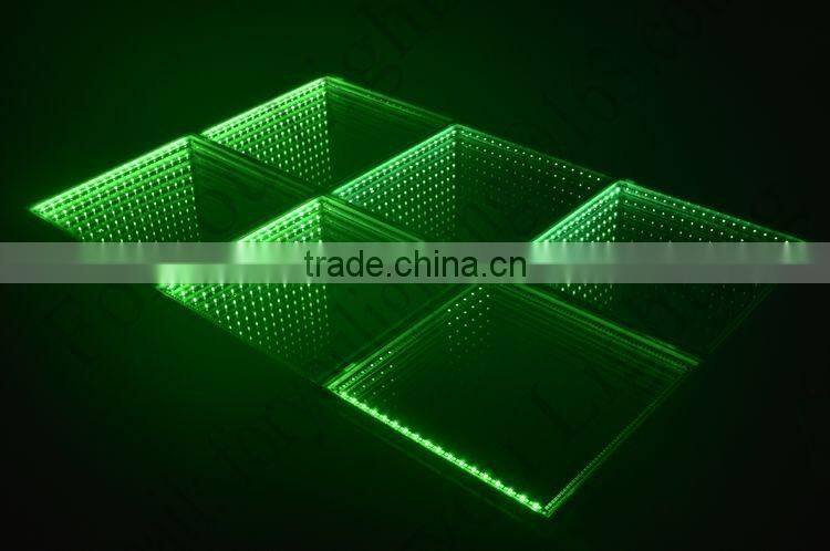 Wedding Decoration Magic 3D Toughened Floortile 5050 LED Dancing Floor Light