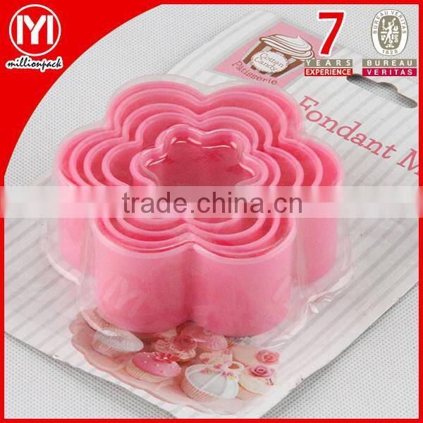 Hot sale!! Various Shape Plastic Cake/Fondant Mould