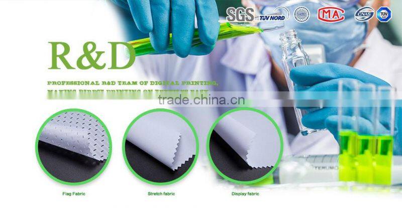 Bleached twill white fabric coating dye sub fabric