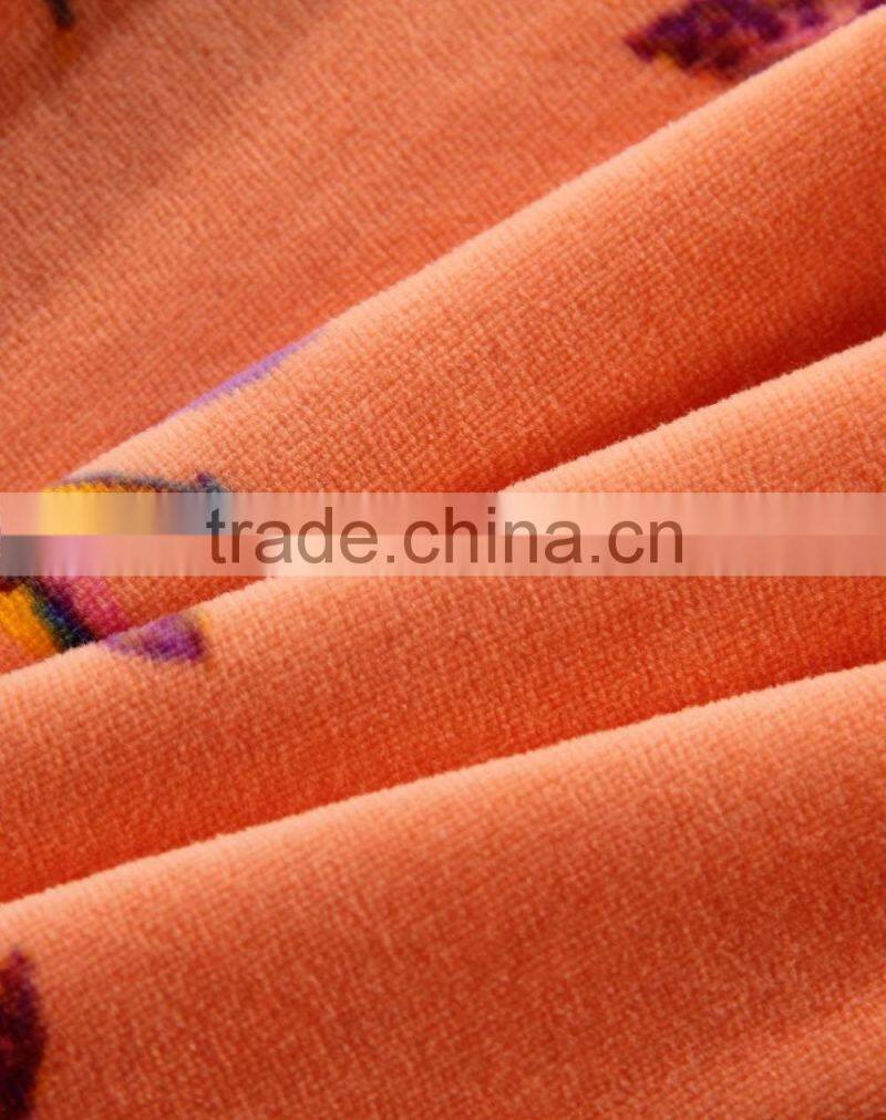 orange bamboo suit bathrobe homewear