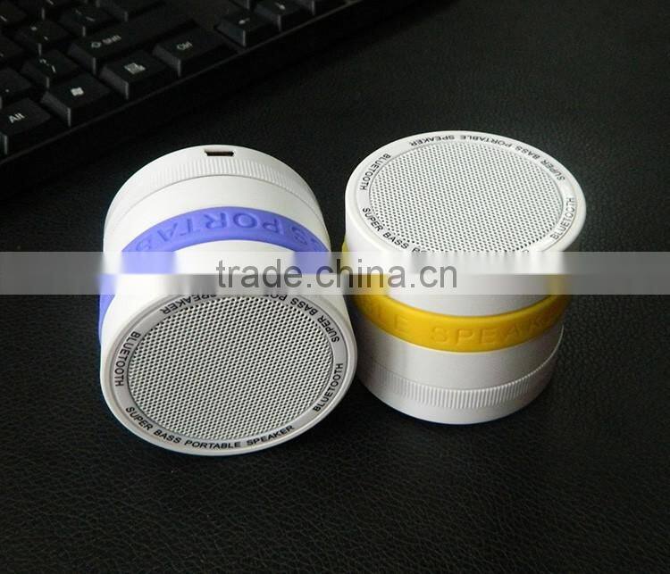 High quality mini bluetooth manual super bass portable speaker