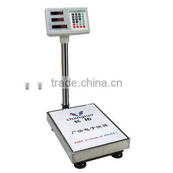 300kg high quality tcs electronic price platform scale / digital high accuracy price computing scale