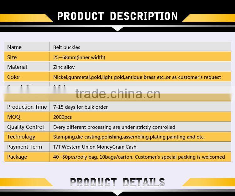 belt buckle manufacturers metal pin buckles for belts male