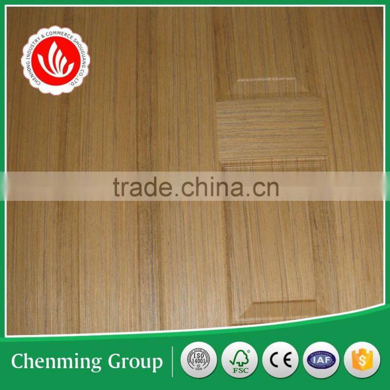 natural wood veneer plain mdf door skin for sale