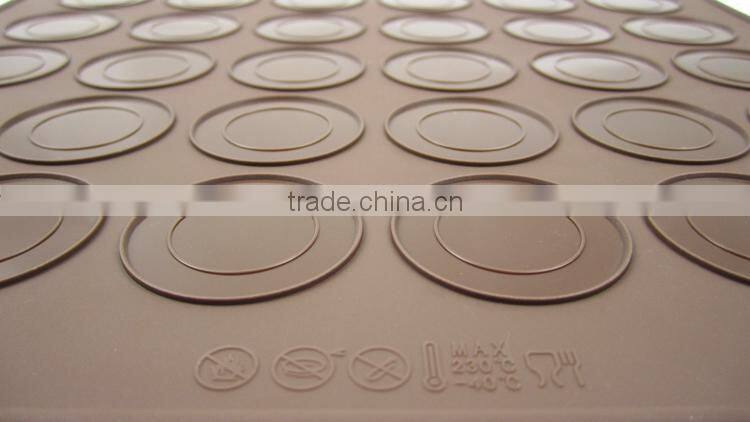 Non Stick Food Grade Safe Silicone Macaroon Mat
