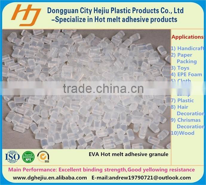 Packaging hot melt glue granule for side kraftepaper tape adhesives