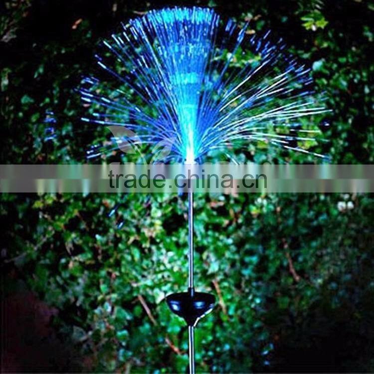 amorphous silicon solar panel rgb color changing lamp fibre optic lighting