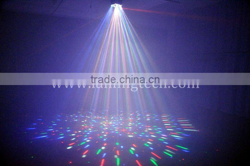 LPX12RG MixLEDLaser 8*3W White LED Strobe + 5*3W RGBWY LED Effect + 150mW RG 12Gobo Laser Light