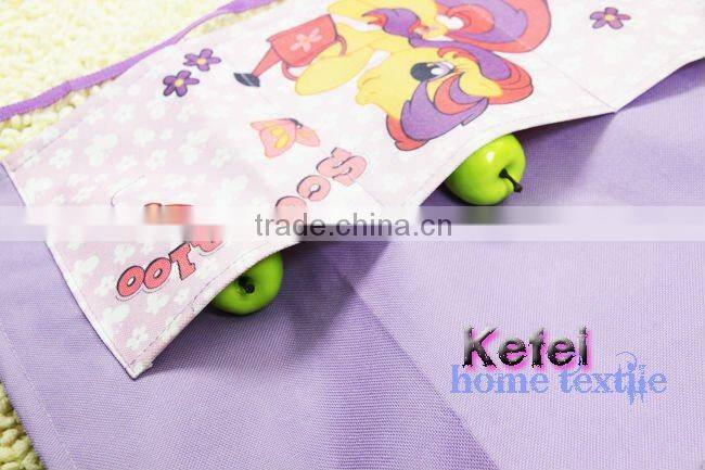 canvas printed cartoon kid's bib garden apron