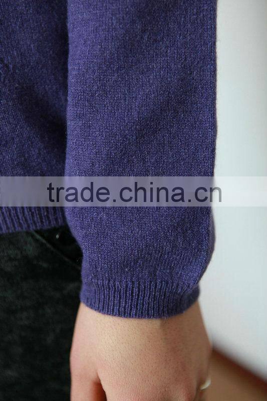 2013 new pure Cashmere V-neck pullover