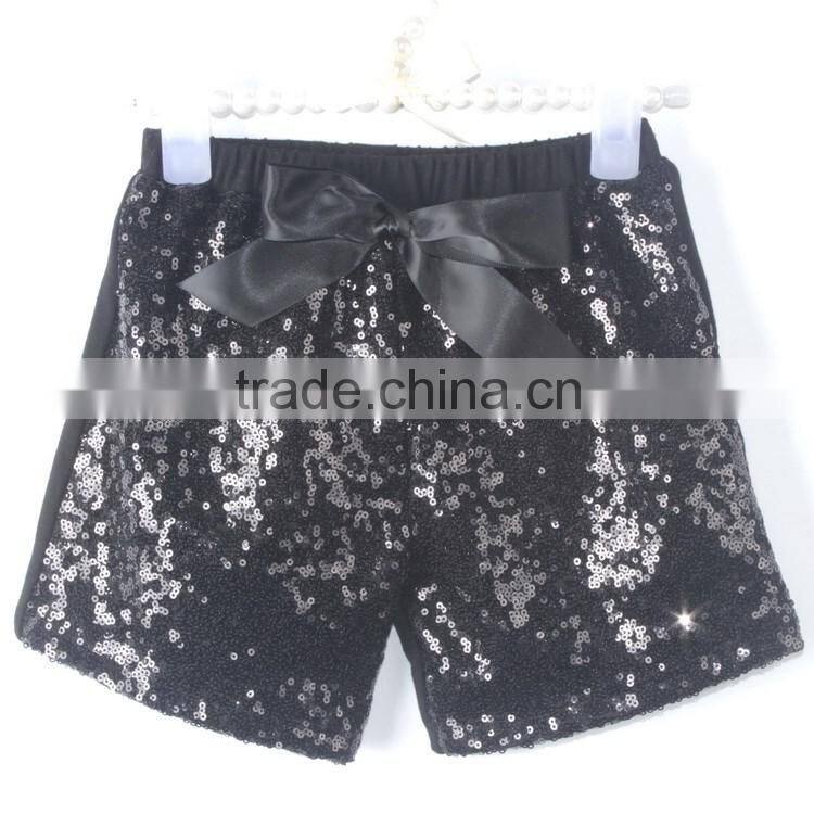 2016 Wholesale Children Cotton Frocks Design Baby Squin Pants, High Quality Kapu Baby Girls Shiny Short Pants