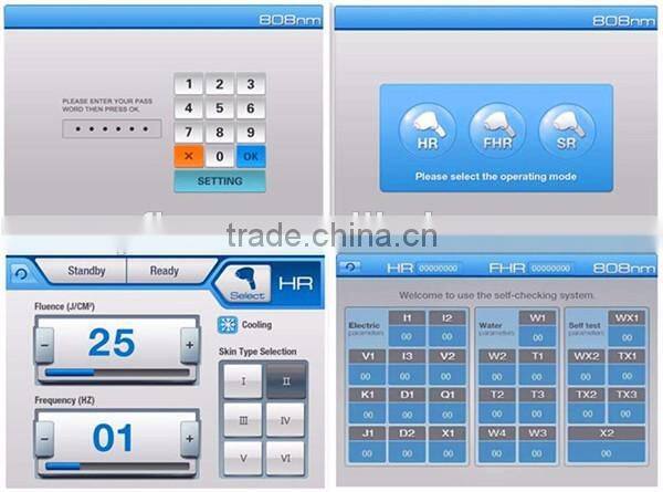 808nm Diode Laser Hair Removal Machine / laser diode hair removal machine 808