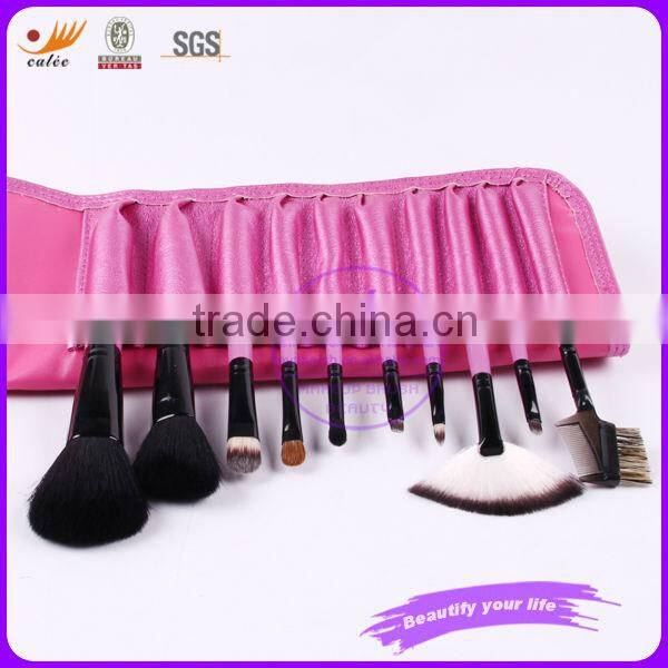 10pcs goat hair make up brush set