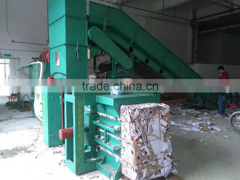 Factory direct sale Hydraulic cotton baler /waste paper baling press machine