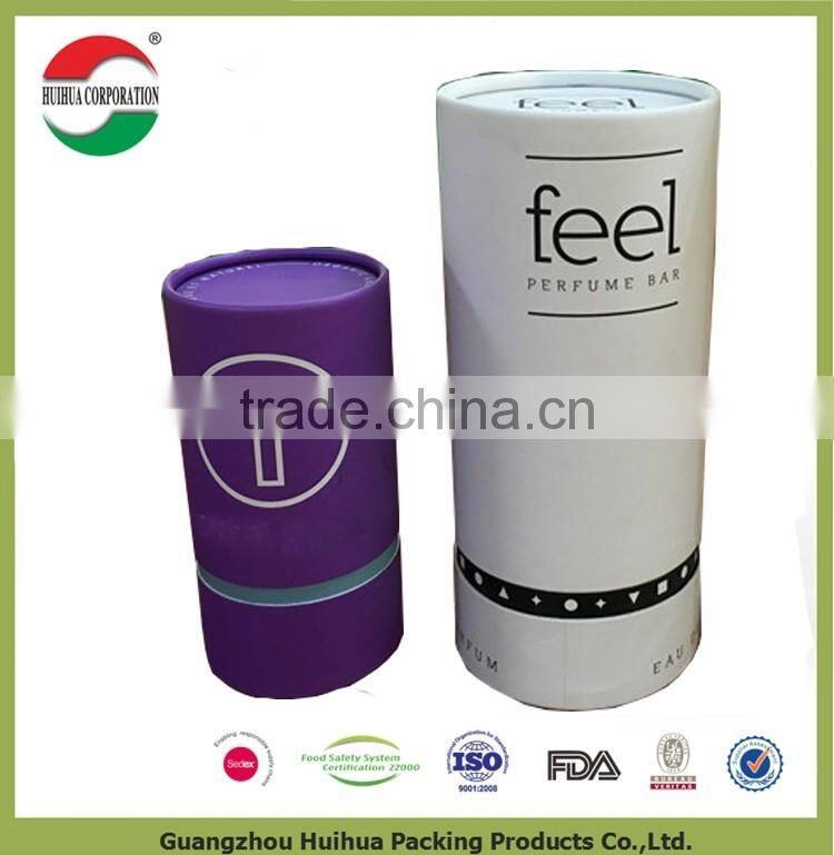 Round cardboard gift Box Recycled Brown kraft Paper Tube