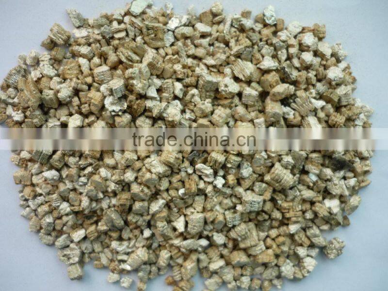 Supplying silver /golden crude vermiculite and exfoliated vermiculite