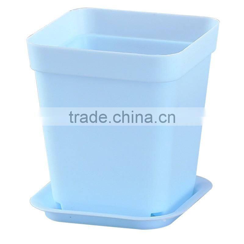 small square plastic flower pot injection mould