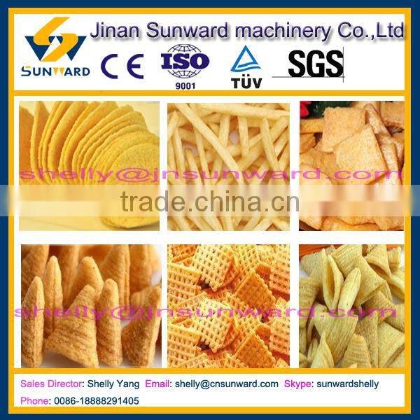 Stainless steel multifunction potato chips frying machine