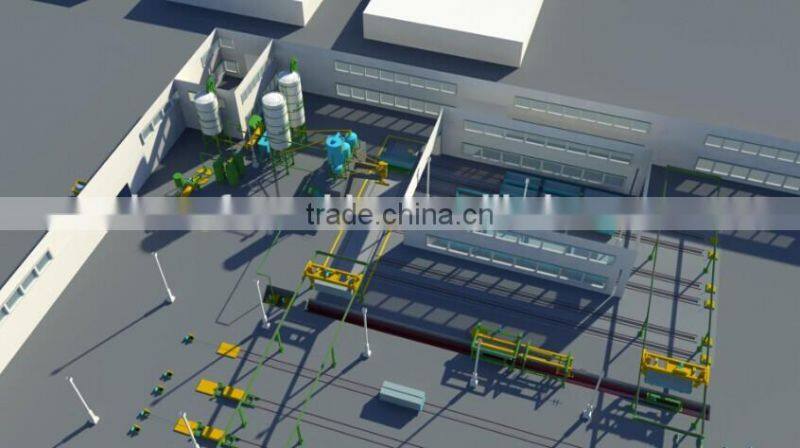 AAC / light weigh block production in Indonesia Djakarta / aerated block making plants office in Djakarta